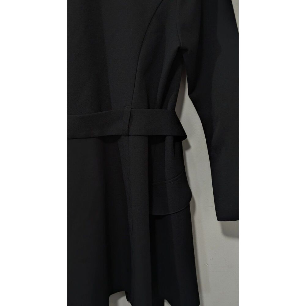 Black Belted Trench Coat NEW STAR sz. M